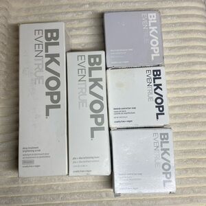 BLK/OPL EVENTRUE Skincare Bundle Black Opal Ethnic Brightening Scrub Toner Soap